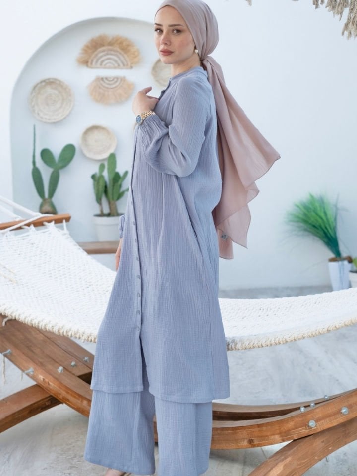 Elegan Takım Mavi