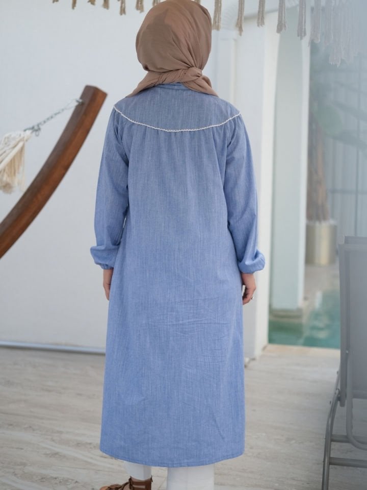 Bohem Tunik Mavi