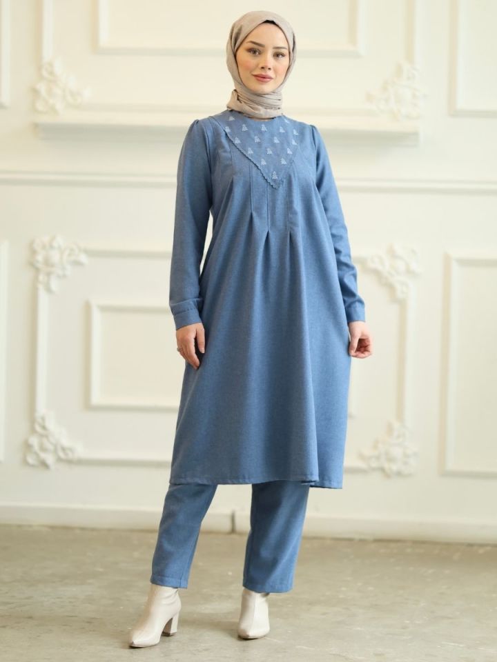 Barok Tunik Mavi