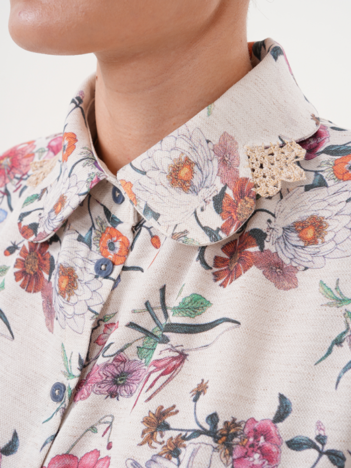 Floral Pamuk Tunik