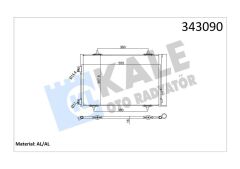 KLİMA KONDENSERİ RADYATÖRÜ PEUGEOT P508 10 CITROEN C5 10 1.6 HDI DV6 THP-VTI EP6 AL-AL