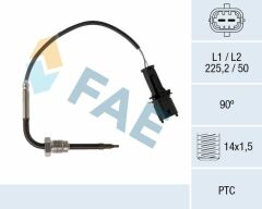 EGZOZ SICAKLIK SENSÖRÜ KONUM 1 INSIGNIA A-ASTRA J-ZAFIRA C 2.0 CDTI A20DTH