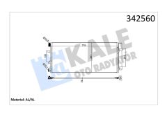 KLİMA RADYATORU KONDENSERİ RENAULT MASTER III 10 OPEL MOVANO B 10 2.3dCi 775x351x16 ALÜMİNYUM KURUTUCU İLE