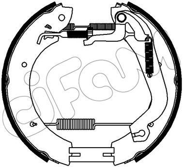 HIZLI TAMİR KİTİ PAPUÇ FREN SİLİNDİRİ YAYLAR FORD EUROPE / RENAULT LCV MASTER I : 2.0 28-35;2.1 D 2