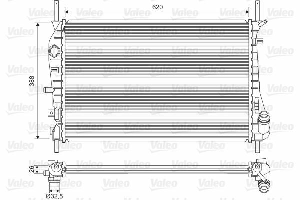 MOTOR SU RADYATORU MONDEO 2.0TDCI 2.2TDCI 01 07 KLIMALI