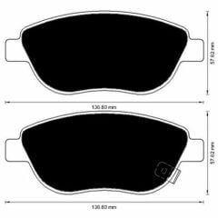 ÖN BALATA CORSA D BÜYÜK TİP 1.3 CDTI 07/06 FIAT 500 0.9 12 1.4 1.3D 12 1.6D12