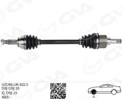 ÖN AKS KOMPLE SOL FORD FIESTA / FUSION 1.4TDCI / 1.6TDCI 02 11