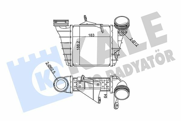 İNTERCOOLER SEAT CORDOBA-IBIZA IV-SKODA FABIA I-VOLKSWAGEN POLO 1.9 TDI 01