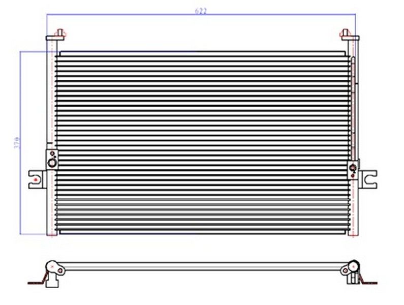 KLİMA KONDANSERİ STAREX 2.5 CRDİ 97