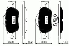 ÖN BALATA MEGANE II 02 SCENIC II 02 CLIO III 05 1.5dCi 1.6 16V 2.0 16V