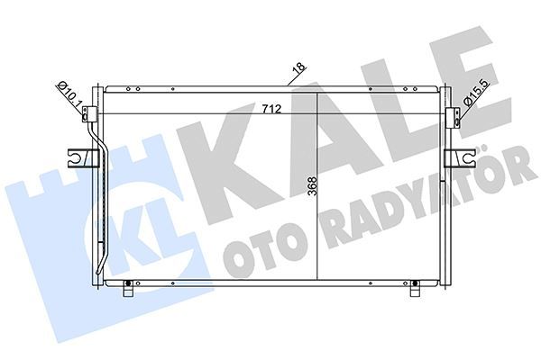 KLİMA KONDENSERİ NISSAN MAXIMA-MAXIMA QX AL/AL 712x368x16