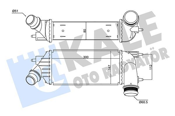 İNTERCOOLER AL/PL/BRZ C8-JUMPY-SCUDO-807-EXPERT-TOYOTA PROACE
