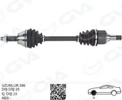 ÖN AKS KOMPLE SOL FORD ESCORT V / VI 1.6 HCS / 1.8 16V / 1.8D 90 95