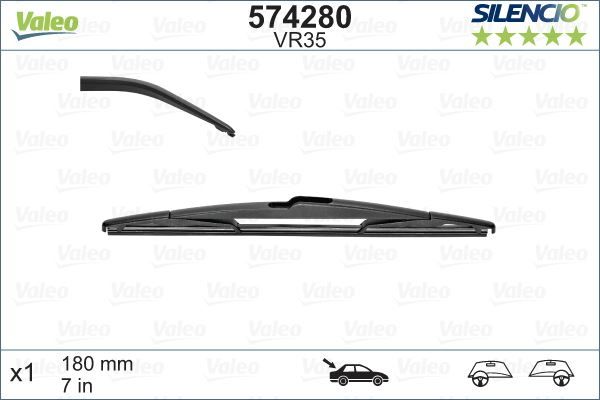 SİLECEK SILENCIO 18cm x1 VM36 C4 COUPE 11/04 DS4 11 7 INC