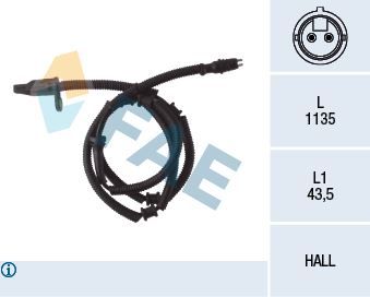 TEKERLEK HIZ SENSÖRÜ MASTER 2 1.9DTİ-DCİ-2.2-2.5DCİ-2.8DTİ-3.0DCİ 00 ARKA