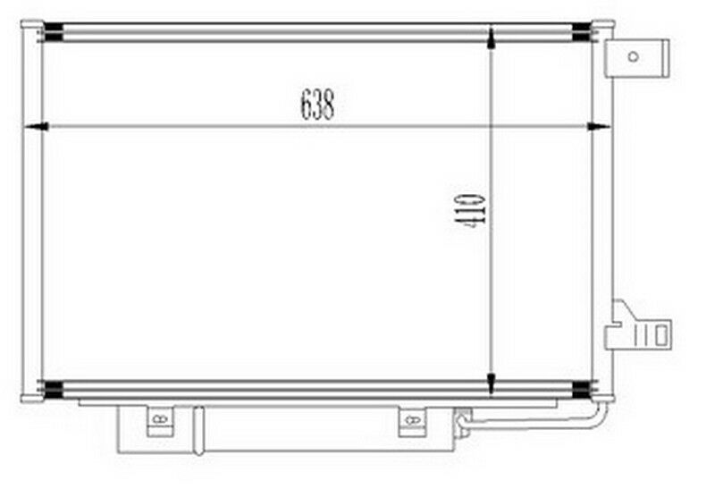 KLİMA KONDENSERİ MERCEDES BENZ W169-W245 A150-B150-B160 04 OTO.-MEK.