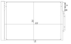 RADYATOR BRAZİNG CONDENSER A/M 598X388X16 COP978/INSİGNİA 1.6 CDTİ 2017