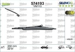 SİLECEK SILENCIO SPOİLERLİ 55 CM X1 VM110 ALFA BMW SWF 116606