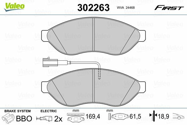 ÖN BALATA DUCATO 3-4-BOXER 3-4-JUMPER 3-4 06 11 16Q-20Q- KARSAN JEST TEK FİŞLİ