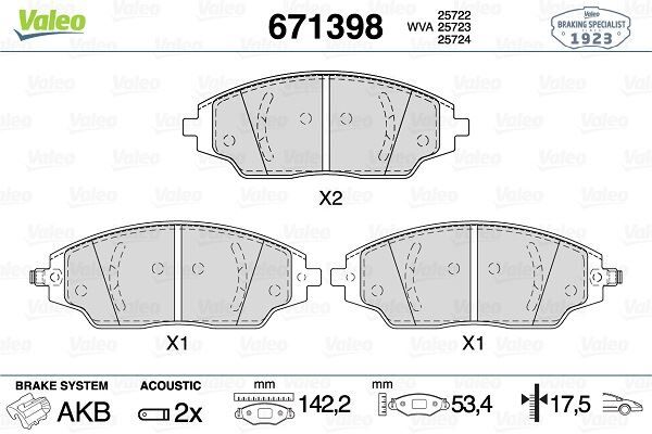 ÖN BALATA CHEVROLET AVEO SEDAN 1.2-1.4-1.6-1.3D 11 AVEO HB 1.2-1.2 LPG-1.4-1.6-1.3 11 14 JANT