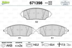 ÖN BALATA CHEVROLET AVEO SEDAN 1.2-1.4-1.6-1.3D 11 AVEO HB 1.2-1.2 LPG-1.4-1.6-1.3 11 14 JANT