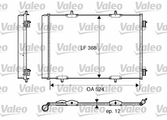 KLİMA RADYATÖRÜ KONDENSER CROSSLAND 17 P207 06 P208 12 19 P2008 13 C3 09 AIRCROSS 17 C4 14 DS3 10 1.2-1.4-1.6 VTI-HDI-THP-PureTECH