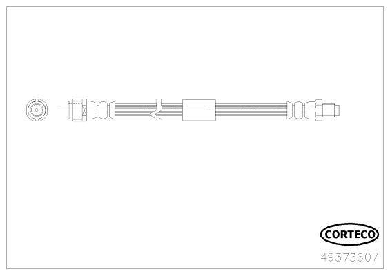FREN HORTUMU ARKA MERCEDES W212 S212 C218 X218