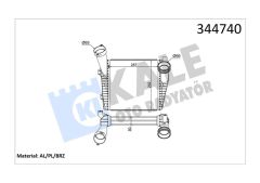 TURBO RADYATÖRÜ INTERCOOLER VW TOUAREG 2.5 R5 TDI 03-10 3.0 V6 TDI 10 Q7 3.0TDI 07 AL/PL/BRZ