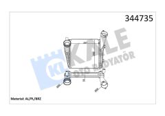 TURBO RADYATÖRÜ INTERCOOLER VW TOUAREG 5.0 TDİ 03-10 -4.2 TDİ 10 AL/PL/BRZ