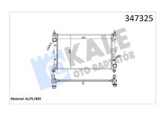 RADYATÖR DOBLO 1.4-1.3 DMTJ 10 COMBO 1.3 CDTİ 12 MEKANİK AC /- 620x400x16
