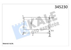 KLİMA KONDENSERİ HYUNDAI SONATA 98 725X335X16 OTO.-MEK. AL/AL