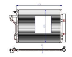 KLİMA KONDENSERİ KIA PİCANTO 11 480X340X16 OTO.-MEK.