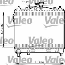 RADYATÖR GETZ 03-05 1.3-1.6 MEK AC KLİMASIZ 494x385x20