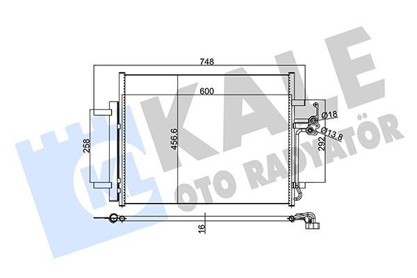 KLIMA RADYATORU MONDEO IV S MAX 07 / GALAXY 1.6 / 1.8 / 2.0 / 2.0TDCI 07 / LANDROVER FREELANDER 2.2T
