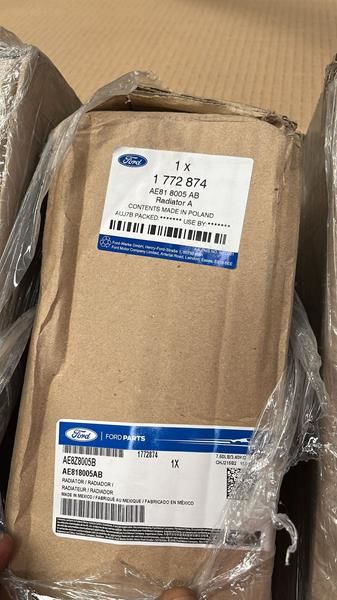 SU RADYATÖRÜ FORD B-MAX FIESTA VI 1.6Tİ 12 KA III 1.2 16 MT BRAZING 350X550X16