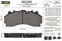 DISK FREN BALATASI OPTIPACK ÖN ARKA SCANIA 4 SERISI 09/95 09/04 - P- G- R- T SERISI