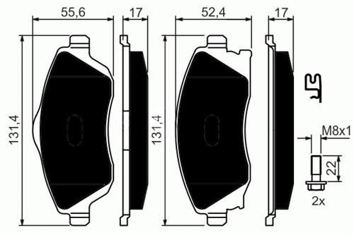 ÖN BALATA COMBO C-CORSA C 1.3-1.7 CDTI 01 MERIVA 03 TIGRA 04