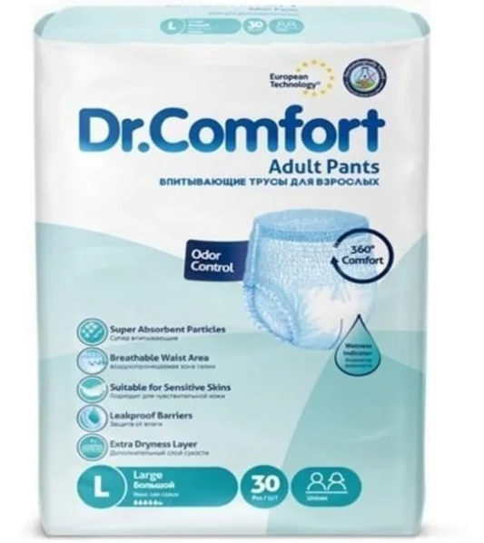 Dr. Comfort Emici Külot Bez Large 30'lu