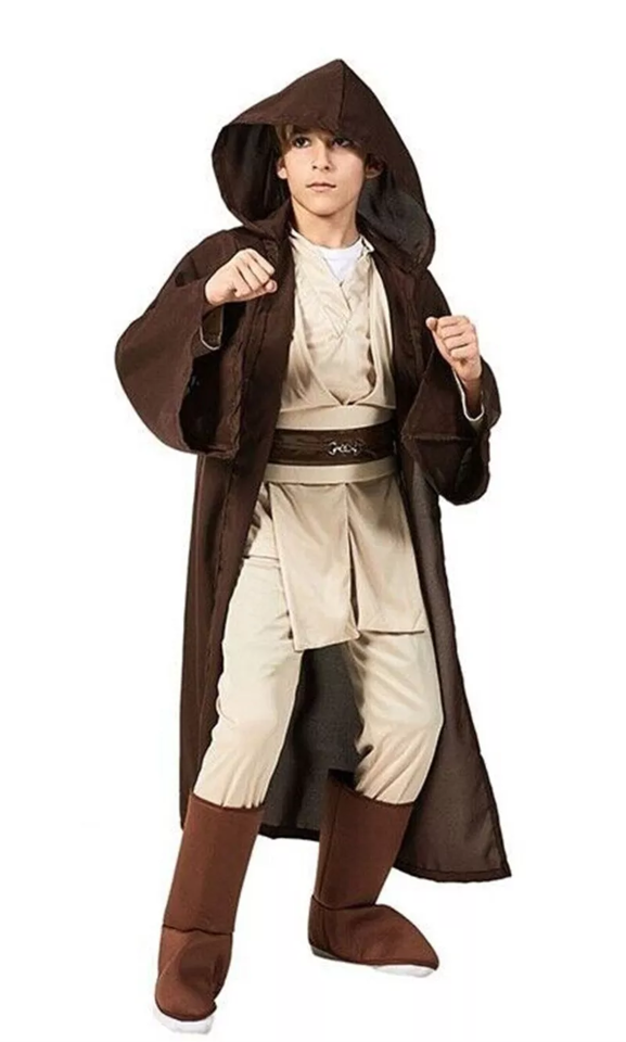 Çocuk Obi Wan Kostümü, Jedi Kostümü, Star Wars Kostümü