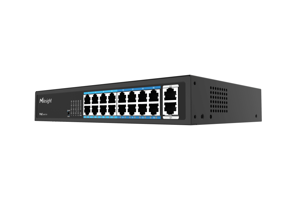 Milesight 16-Port PoE Switch MS-S0216-GL