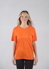 Turuncu Unısex Regular-Fit Basic Tişört - Unisex Tasarım | Toptan Avantajlı Alışveriş
