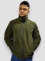 HAKİ 3 CEPLİ POLAR HIRKA - TOPTAN SATIŞ FİYATI