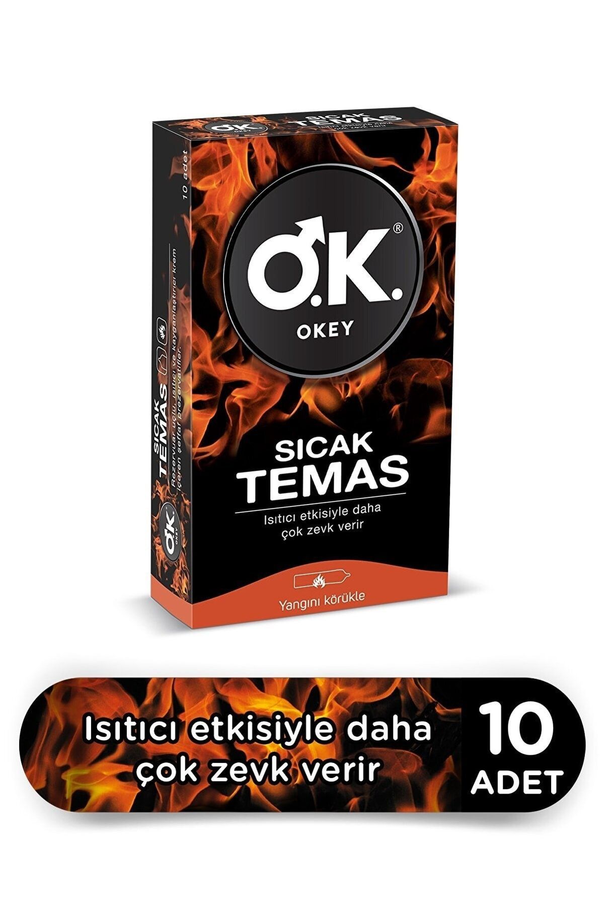 OKEY Sıcak Temas Prezervatif 10'lu