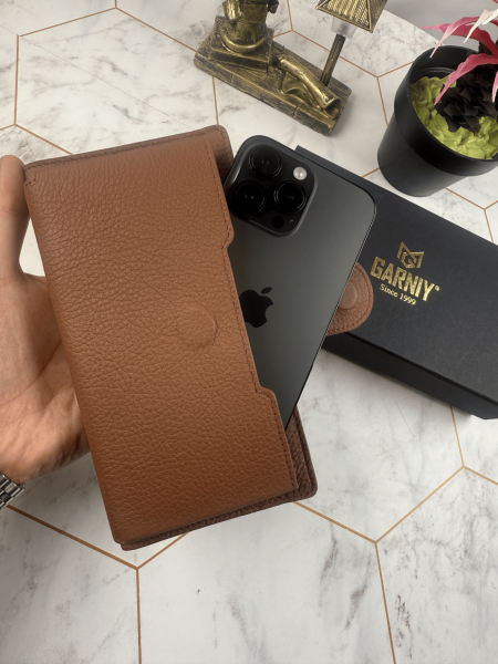 Garniy Telefon Bölmeli Tutamaçlı Büyük Bölmeli TABA Cüzdan