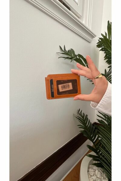 Hakiki Deri Erkek Kartlık Cüzdan 1611 GREYZİ TABA