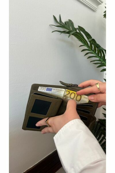 Hakiki Deri Kadın Cüzdan & Kartlık 38716 YEŞİL