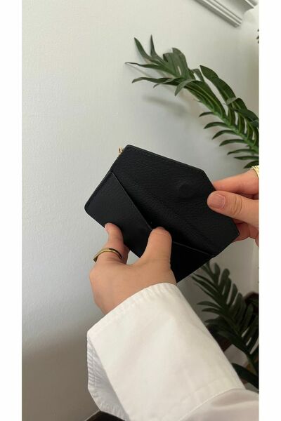 Unisex Hakiki Deri Cüzdan & Kartlık 3701 SİYAH