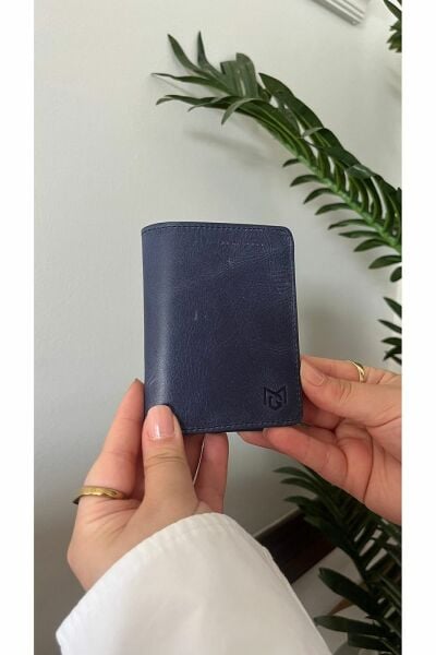Hakiki Deri Erkek Cüzdan 2709 GREYZİ LACİVERT