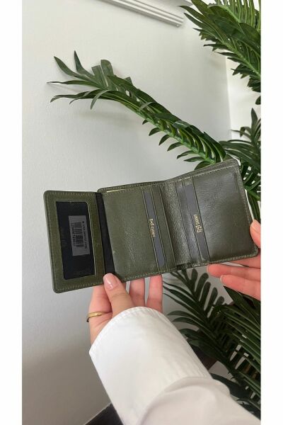 Hakiki Deri Erkek Cüzdan 2709 GREYZİ YEŞİL
