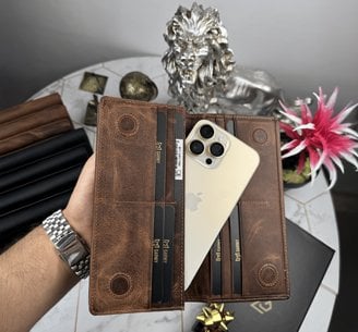 Telefon Bölmeli Cüzdanlar